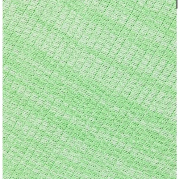 NEW Remain Birger Christensen Rakella Ribbed Knit Dress Spring Green Size 2 Mini - Picture 5 of 10